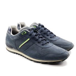 Hugo Boss Runcool Lux Fashion Sneakers Blue Suede